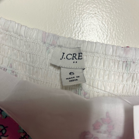 NWT J. Crew Factory block print tiered midi dress - Picture 7 of 7